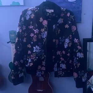 Bomber jacket, floral size large